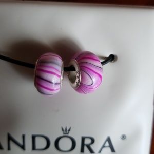 Beautiful 2 bead set for your pandora bracelet